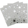 Servilleta Estrellas Metalizadas x20