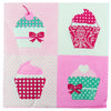 Servilleta Varios Muffins Cuadros x20