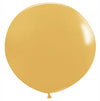 Globos Látex biodegradables Satinado Dorado /549