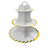 Base Soporte de Cartón Colores Pasteles para Cupcakes 3 Niveles
