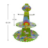 Base Soporte de Cartón  para Cupcakes 3 Niveles Animales