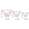 Mariposas Decorativa Colores x12  3 Tamaños