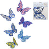 Mariposas Decorativas x 6- Un Solo Tamaño