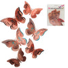 Mariposas Decorativa Colores x12  3 Tamaños