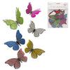 Mariposas Decorativa Colores x12 - 3 Tamaños