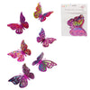 Mariposas Decorativas x12 -3 Tamaños