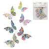 Mariposas Decorativas x12 -3 Tamaños