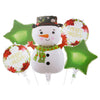 Bouquet  Globos Metalizados Feliz Navidad Varios Diseños