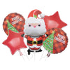 Bouquet  Globos Metalizados Feliz Navidad Varios Diseños