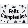 Stickers Para Globos Feliz Cumpleaños Rainbow