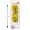 Vela Espiral Metalizada x 12