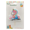 Velas Feliz Cumpleaños Unicornio