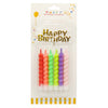 Velas  Happy Birthday Espiral  por 6 Unidades