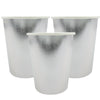 Vaso Cartón Metalizado 9 Ozas Biodegradables x12