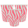 Vaso Cartón Zebra Biodegardables 9 y 8 Onzas