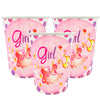 Vaso Cartón Biodegradable Baby Shower 8 Onzas x12