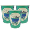 Vaso Cartón Biodegradable Baby Shower 8 Onzas x12