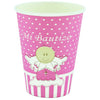 Vaso Cartón  Mi Bautizo 9 Onzas x12