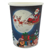 Vaso Cartón 8 Onzas Biodegradables Feliz Navidad x 12