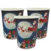 Vaso Cartón 8 Onzas Biodegradables Feliz Navidad x 12