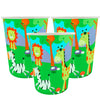 Vaso Cartón Biodegradable Animales 8 oz
