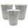 Vaso Plateado 8 Onzas x12