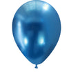 Globos Látex Biodegradables Espejo Cromado Azul