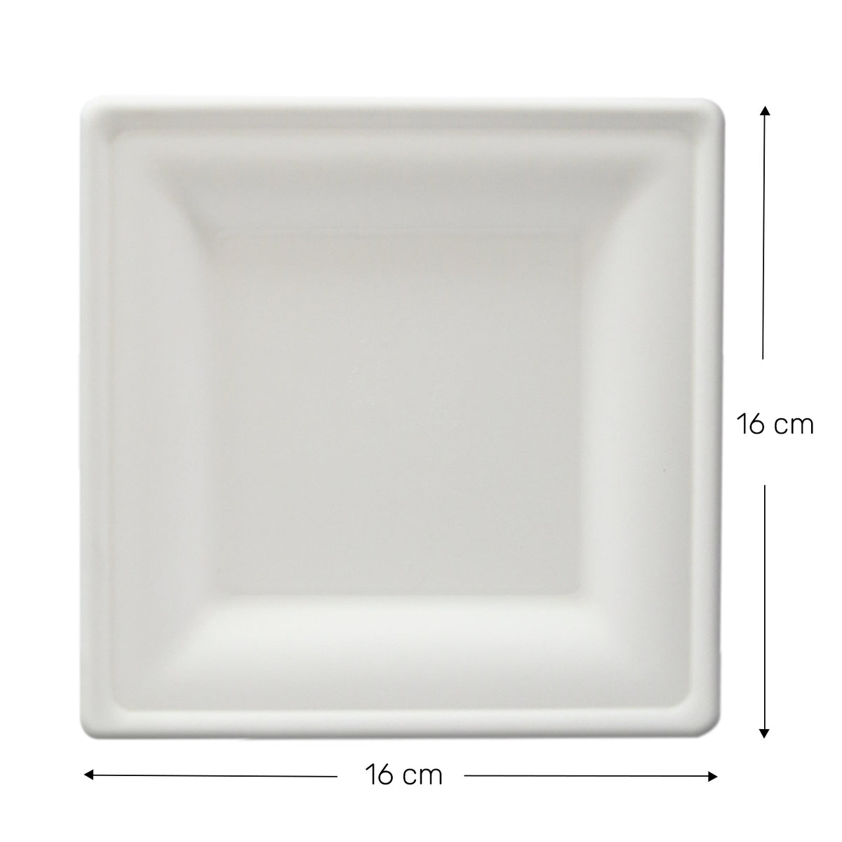 Lot De 150 Assiettes Jetables En Bagasse 100 % Compostables