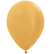 Globos Látex biodegradables Satinado Dorado P9