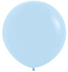 Globos Latex Biodegradables Pastel Azul Claro S36