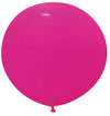 Globos Látex Biodegardables  Estándar Solido Fucsia S63