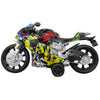 Juguete Moto de Carreras con Tracción de Impulso.