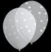 Globos Látex Biodegradables Cristal 360° Flores Transparente