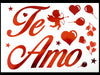 Stickers Para Globos Te Amo Cupido