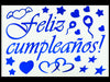 Stickers Para Globos Feliz Cumpleaños Cursivo