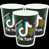 Vaso Cartón Tik Tok 9 Onzas x12