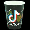 Vaso Cartón Tik Tok 9 Onzas x12