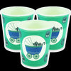 Vaso Cartón Baby Shower 8 Onzas Azul x12