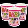 Vaso Cartón Baby Shower 8 Onzas x12