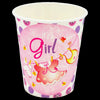 Vaso Cartón Baby Shower 8 Onzas its a Girl x12