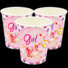 Vaso Cartón Baby Shower 8 Onzas its a Girl x12