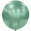 Globos Látex Biodegradables Espejo Cromado Verde