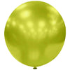 Globos Látex Biodegradables Espejo Cromado Verde Limón