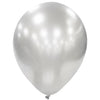 Globos Látex Biodegradables Espejo Cromado  Plateado