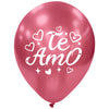 Globos Látex Biodegradables Espejo Surtido Te Amo Surtidos