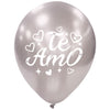 Globos Látex Biodegradables Espejo Surtido Te Amo Surtidos