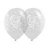 Globos Látex Biodegradables 360° Corazones Transparentes