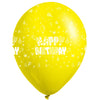 Globos Látex Biodegradables Corrientes 360° Happy Birthday Surtidos