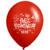 Globos Látex Biodegradables corrientes Feliz Cumpleaños Caras Felices Surtidos