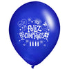 Globos Látex Biodegradables corrientes Feliz Cumpleaños Caras Felices Surtidos